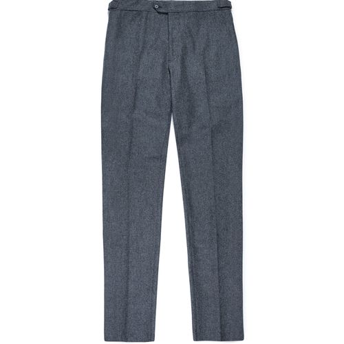 Trunk Wigmore Wool Flannel Suit Trousers: Charcoal