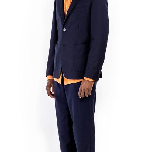 Vince Navy Blue Wool Blazer