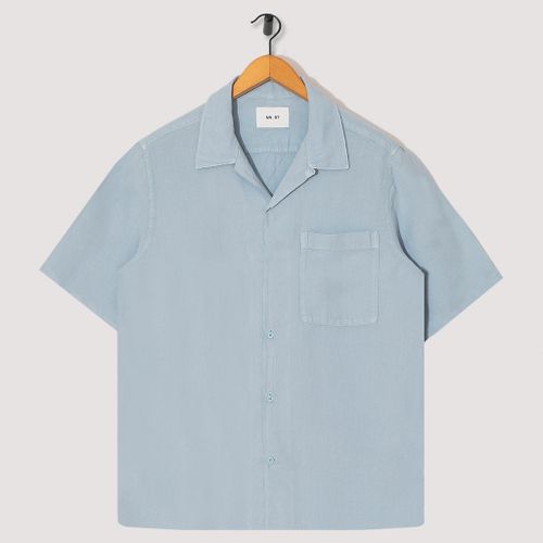 Julio S/S Shirt - Winter Sky Linen