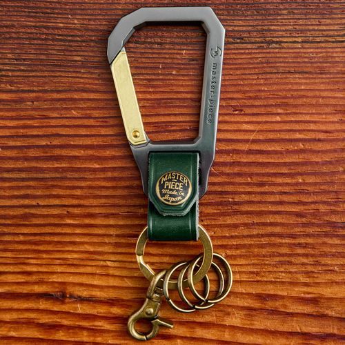 Carabiner Keychain in Green