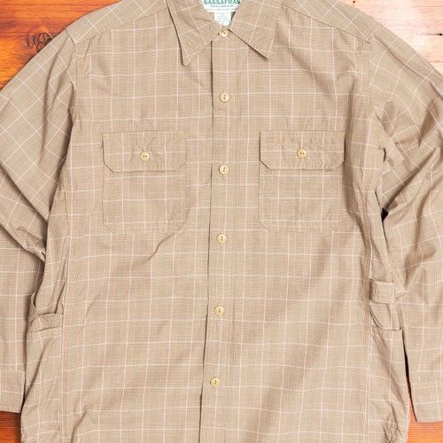 Gardener Shirt in Beige Check