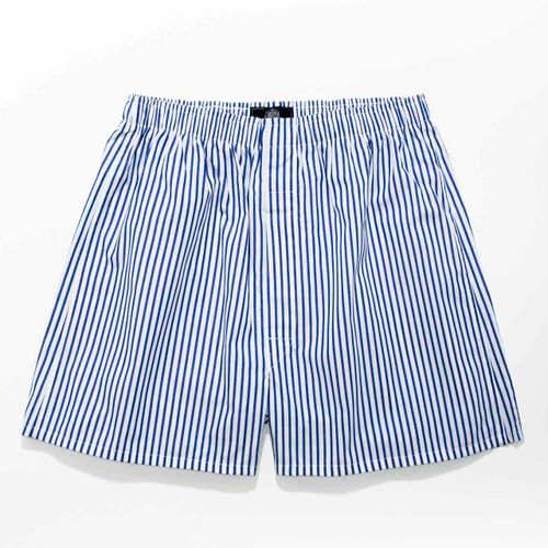 Blue/white Butcher Stripe Boxers