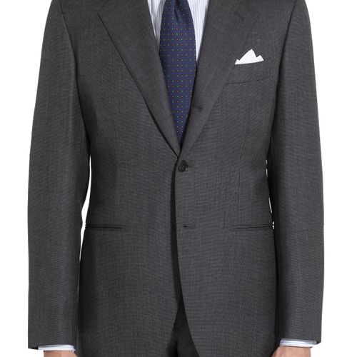 The Armoury Model 101 Grey Wool Tic Weave Suit (NOS)