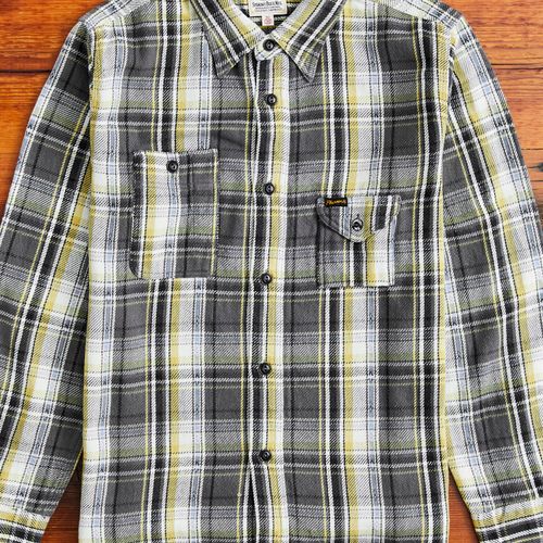 750WS Heavy Flannel Shirt in Grey