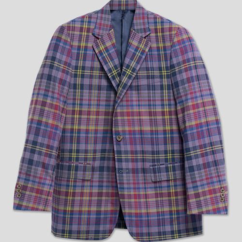 Tea Stained Madras Sport Coat