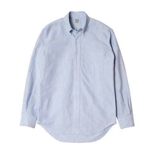 Kamakura Vintage Ivy University Stripe Button Down Oxford- Blue