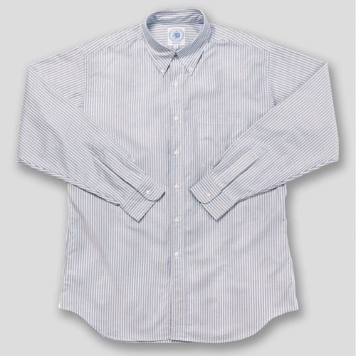 Blue White Stripe Oxford Dress Shirt