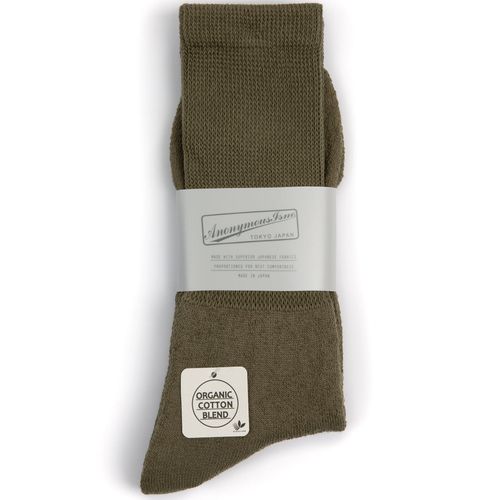 Anonymous Ism OC Supersoft Crew Socks: Khaki