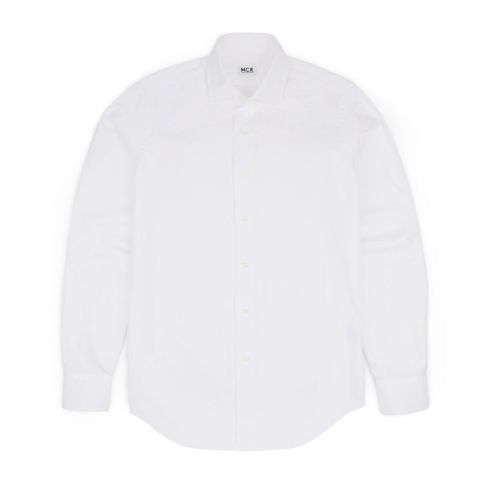 MCR Slim Pinpoint Shirt: White