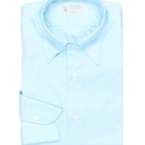 The Armoury Teal Blue Cotton Oxford Button Down Shirt (NOS)