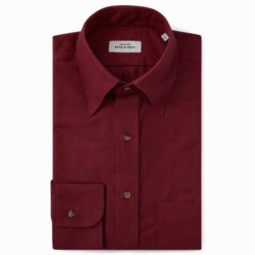 FABIAN Turndown Collar Shirt Red Red