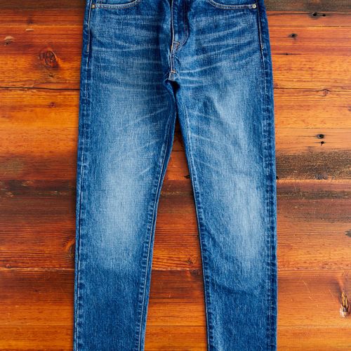 J201-MID "Circle Washed" 14.8oz Washed Selvedge Denim - Tapered Fit