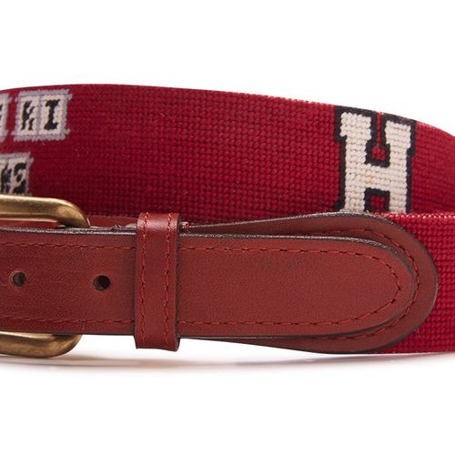 Harvard University Needlepoint Belt