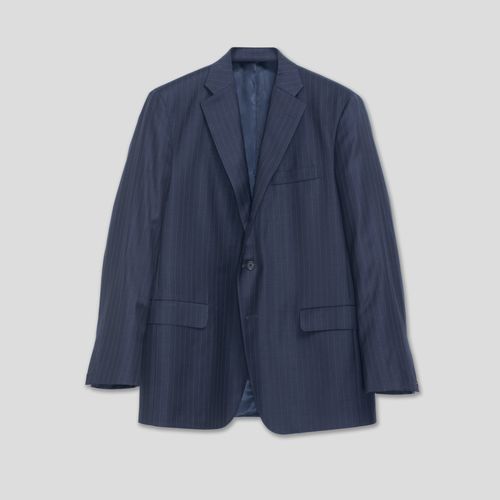 Navy Chalkstripe Suit - Classic Fit