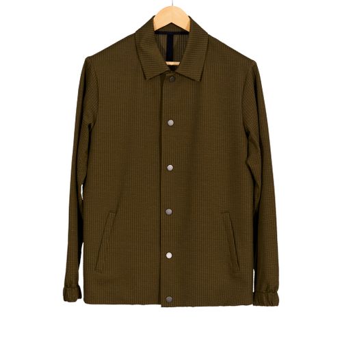 Coach Jacket Coolmax Seersucker Moss Green