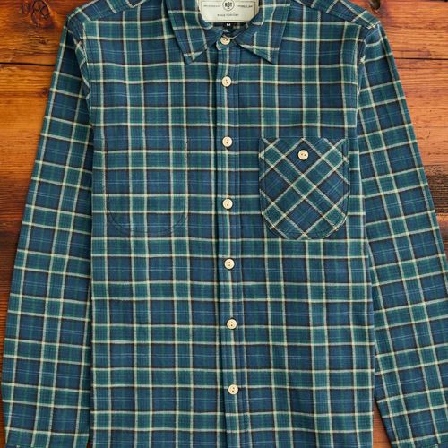 "Jumper Shirt" in Vintage Slub Plaid