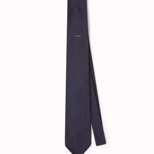 TIE Logo Silk Navy Navy