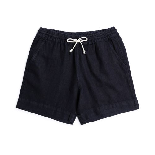 La Paz Pestena Linen Shorts: Dark Navy