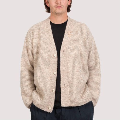 Alpaca Wool Quors Cardigan - Beige