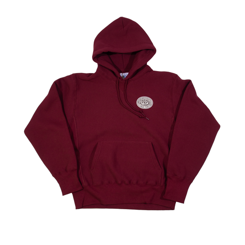 Vintage J.press Logo Hoodie - Burgundy