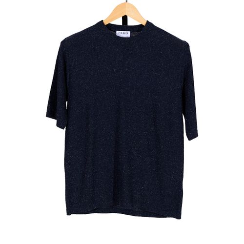 Knit T-Shirt Navy