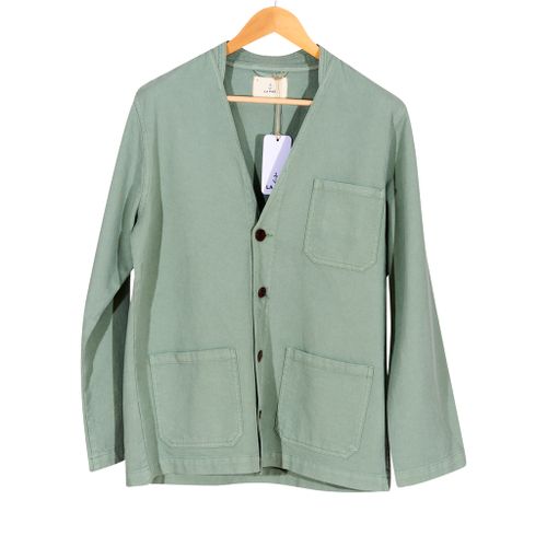 Nabeiro Green Bay Canvas Overshirt Cardigan