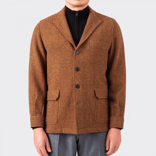 Harris Tweed Teba Jacket : Saffron