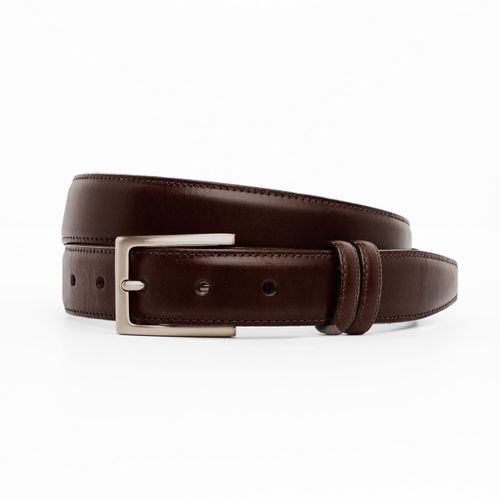 No. 8 Shell Cordovan Belt With Silver Buckle