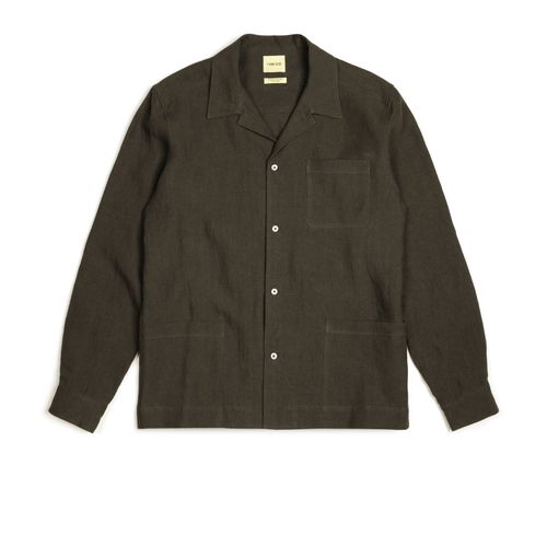 De Bonne Facture Belgian Linen Painter's Jacket: Arabica