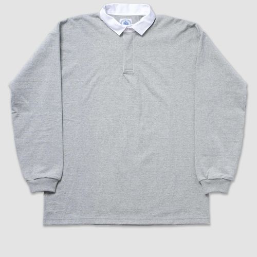 Solid Rugby Shirt - Grey