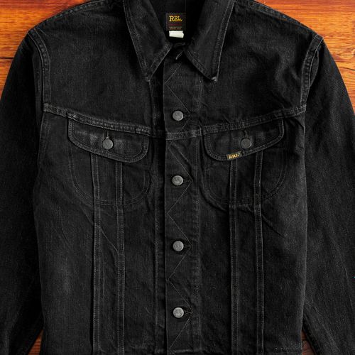 Lot 271 Denim Jacket in Washed Black