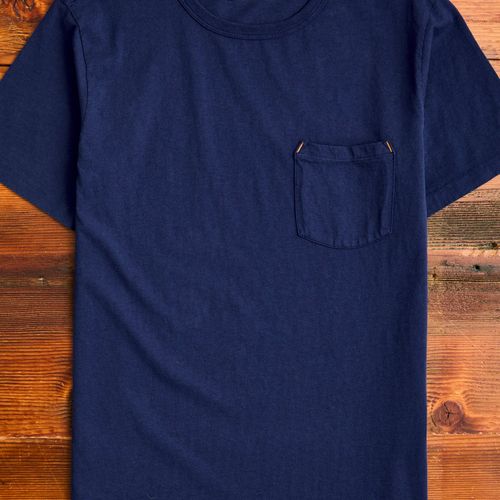 9oz Pocket T-Shirt in Navy