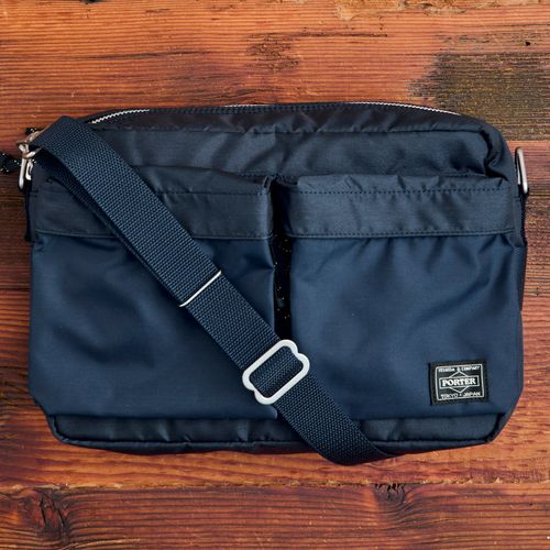 "Force" Shoulder Bag (S) in Navy