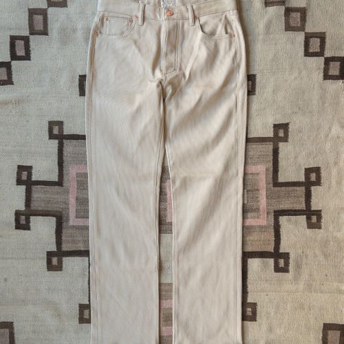 Off White Bedford Cord Five Pocket Pants