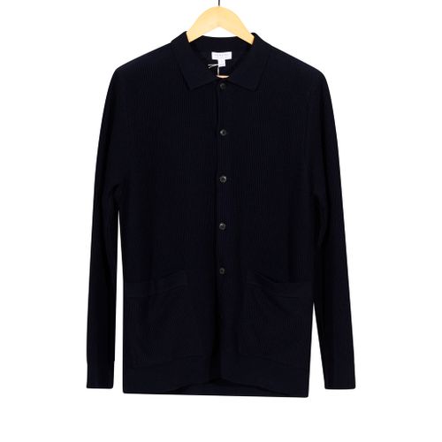 Knitted Jacket Navy