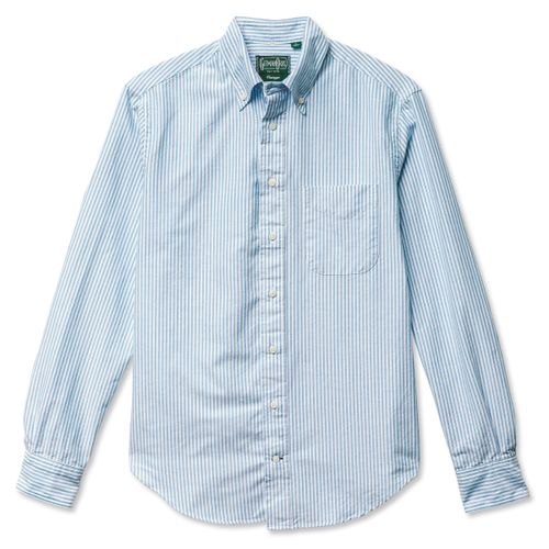 Teal Stripe Spring Oxford