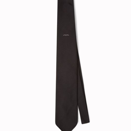 TIE Logo Silk Black Black