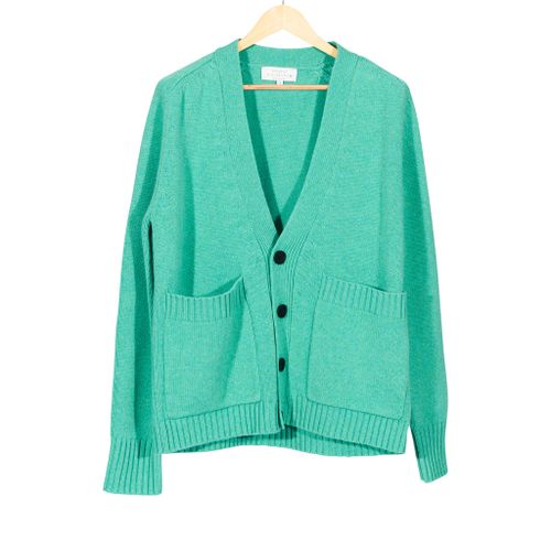 Sen Knit Lambswool Cardigan Jade