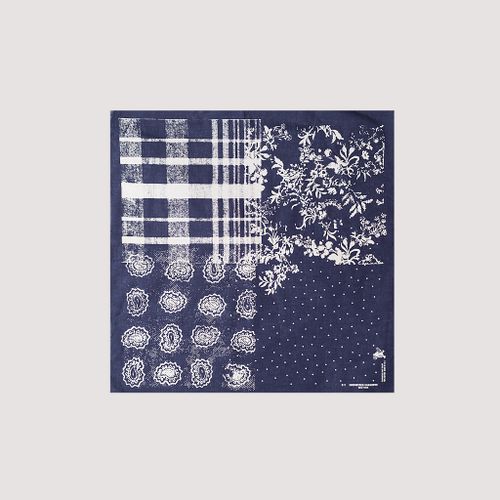 Printed Bandana - Navy