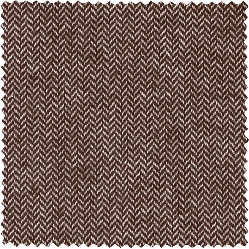 Brown Herringbone Flannel