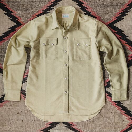 Moleskin Pearlsnap Shirt - Yellow Chamois