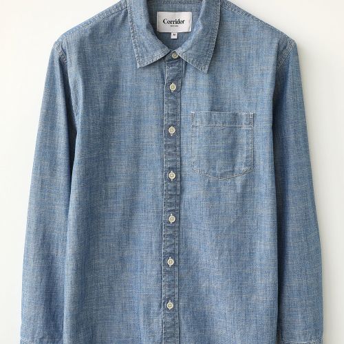 Indigo Chambray LS