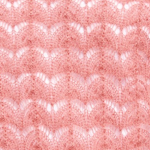 Elnar Pink Pointelle Lace Knit Jumper