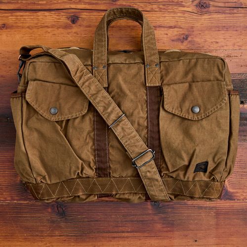 "Crag" 2-Way Boston Bag (S) in Coyote