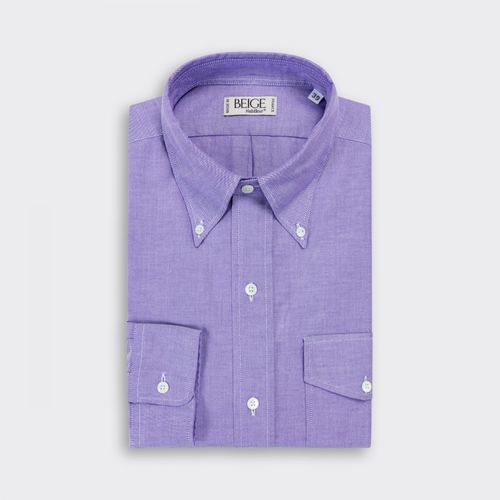 Flap Pocket “OCBD” Shirt : Lavender