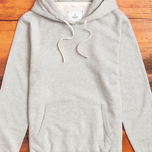 Pullover Hoodie in Heather Grey