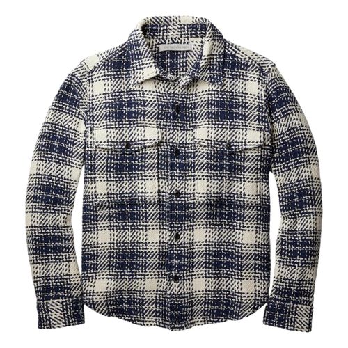 Cloud Weave Shirt Birch Optic Plaid