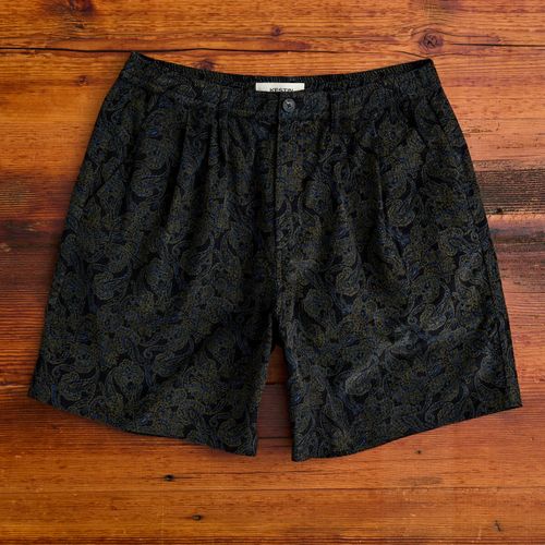 Mhor Shorts in Ink Paisley