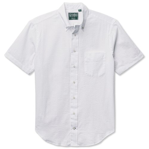 White Seersucker Short Sleeve