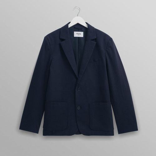 Fintry Blazer Navy Seersucker